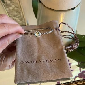 David Yurman Blue Topaz Bangle With Box